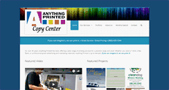Desktop Screenshot of anythingprinted.org