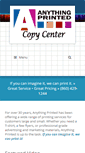 Mobile Screenshot of anythingprinted.org